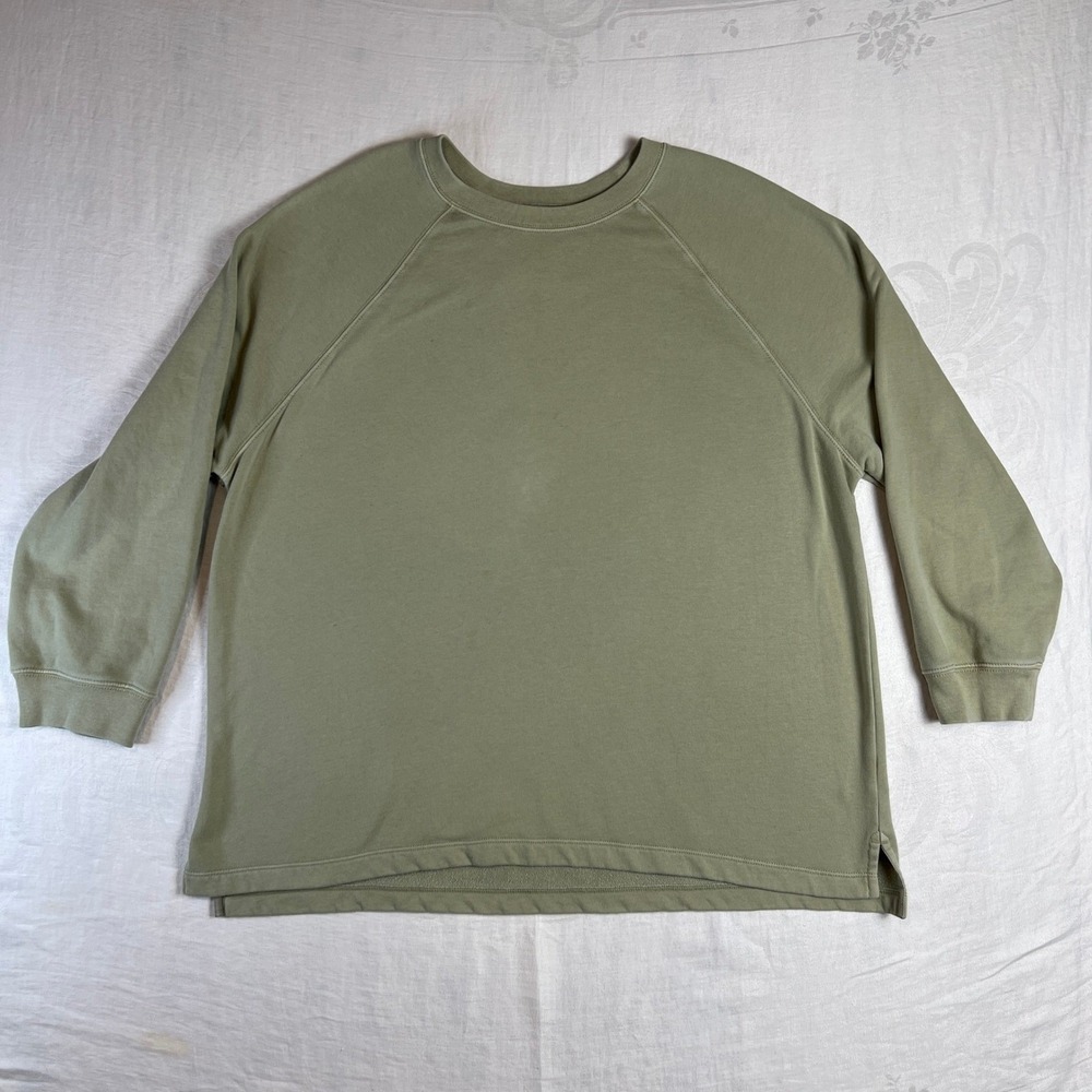 American Eagle Outfitters Crewneck Men's‎ Extra Large Light Green Sweatshirt